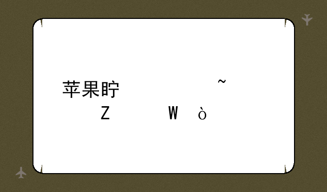 苹果真假查询方法？