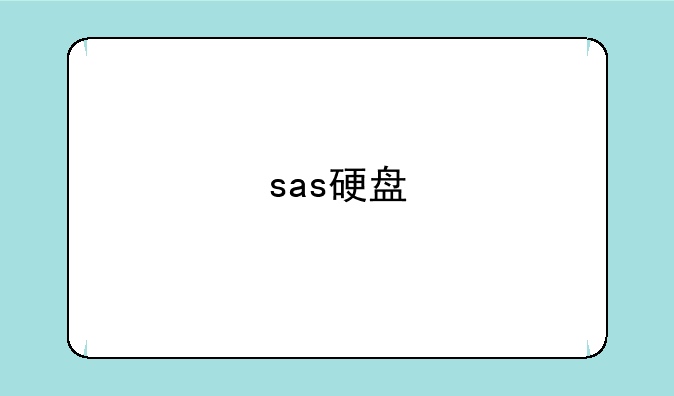 sas硬盘