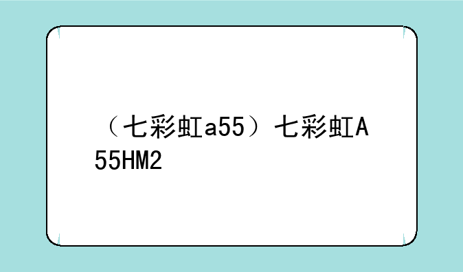 （七彩虹a55）七彩虹A55HM2