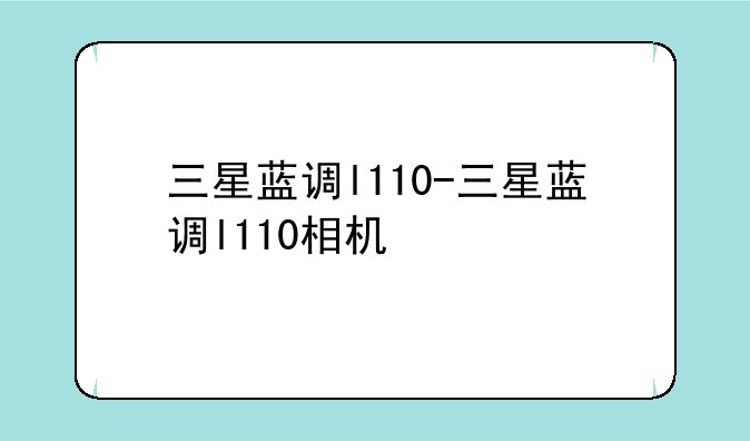 三星蓝调l110-三星蓝调l110相机