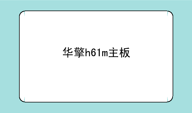 华擎h61m主板
