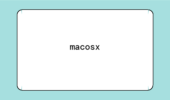 macosx